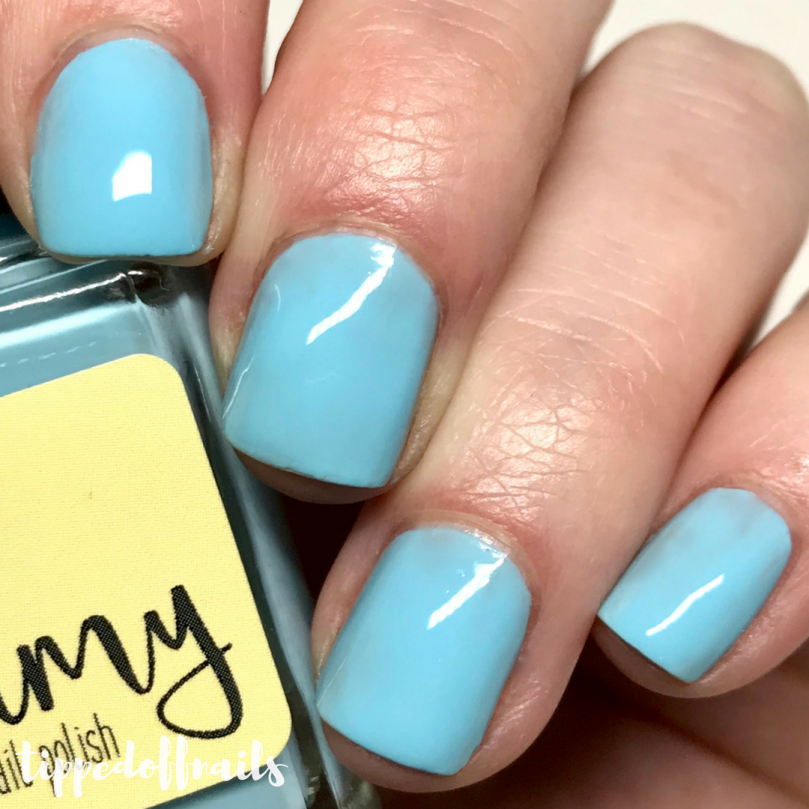 Nimy Nail Polish - Blowing Bubbles Swatches & review