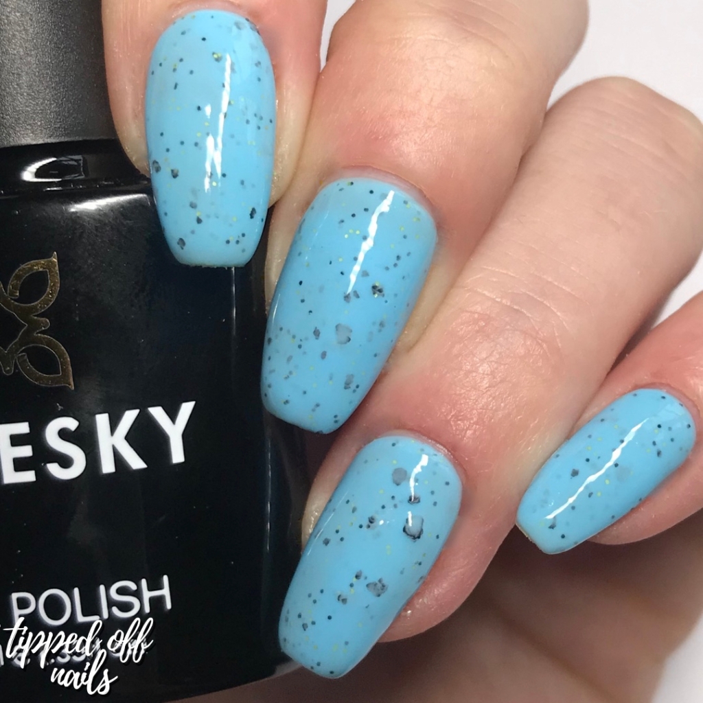 Bluesky Gel Neon Smoothie Collection Swatches & Review Blueberry Burst